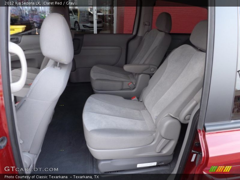 Claret Red / Gray 2012 Kia Sedona LX