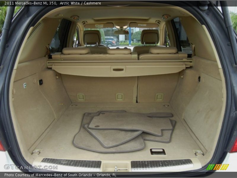 Arctic White / Cashmere 2011 Mercedes-Benz ML 350