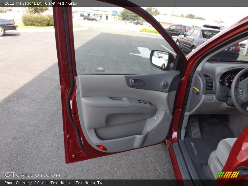 Claret Red / Gray 2012 Kia Sedona LX