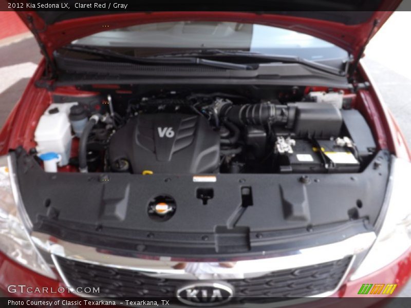 Claret Red / Gray 2012 Kia Sedona LX
