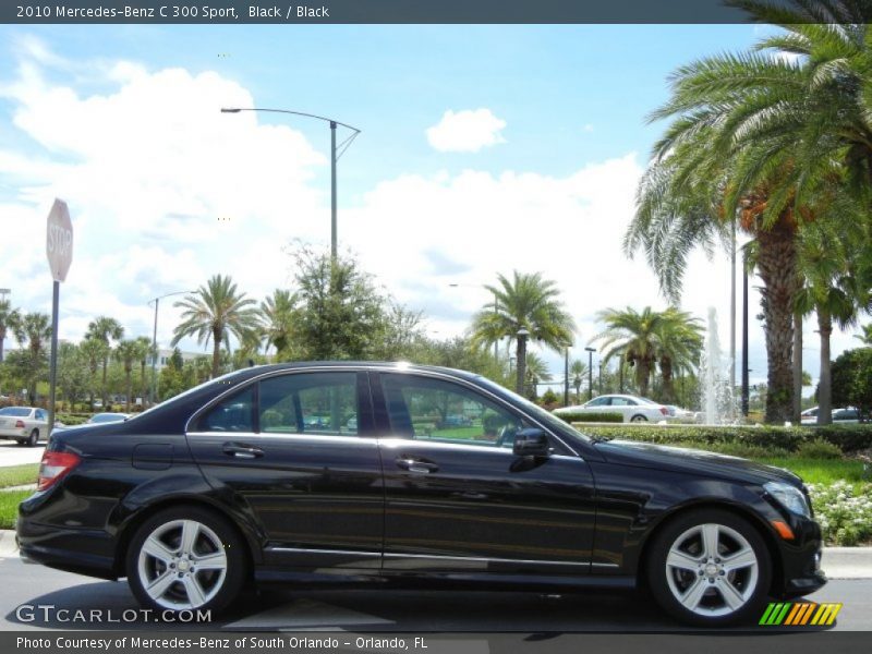 Black / Black 2010 Mercedes-Benz C 300 Sport