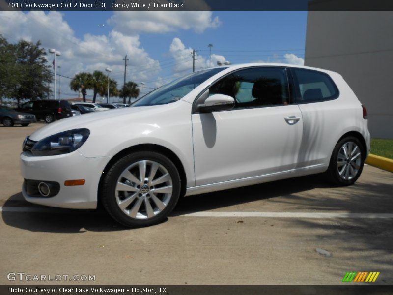 Candy White / Titan Black 2013 Volkswagen Golf 2 Door TDI