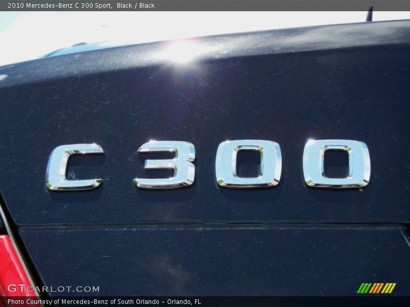 Black / Black 2010 Mercedes-Benz C 300 Sport