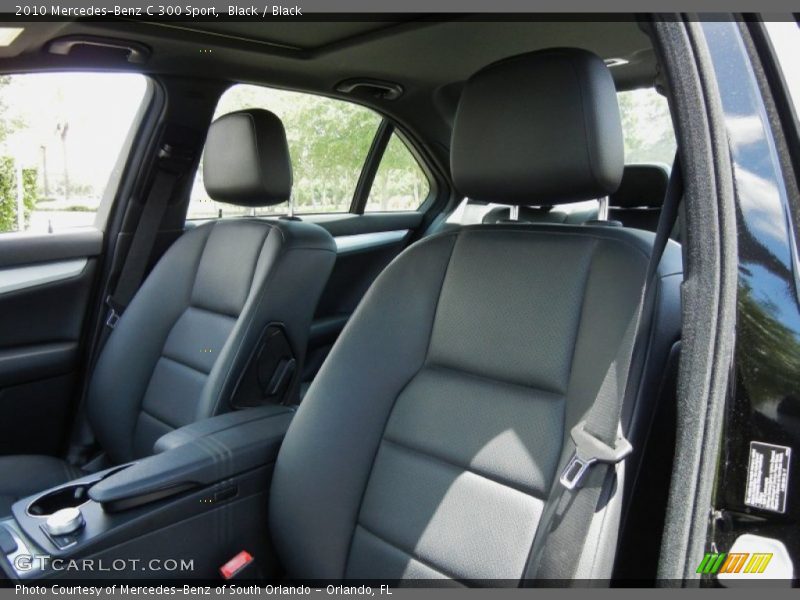 Black / Black 2010 Mercedes-Benz C 300 Sport