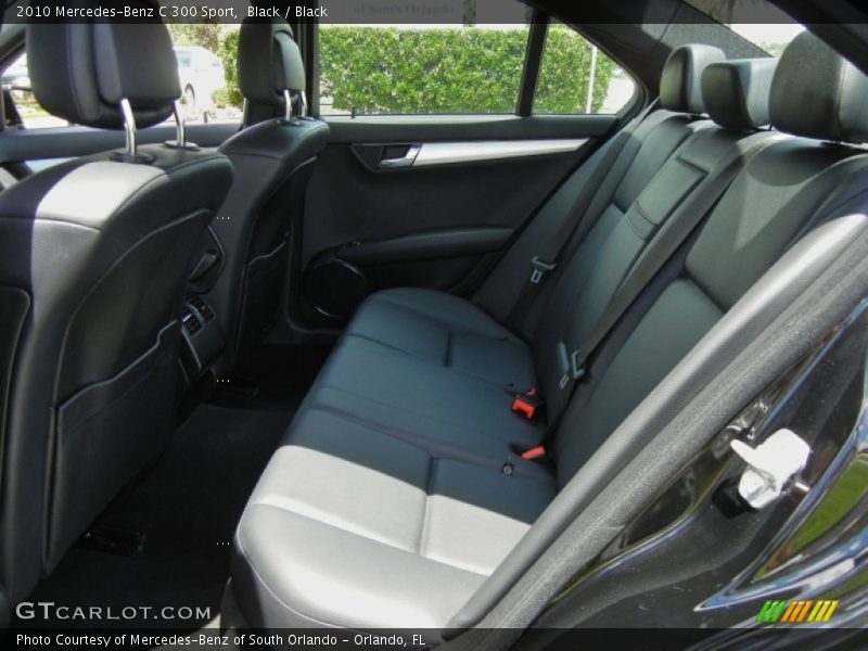 Black / Black 2010 Mercedes-Benz C 300 Sport