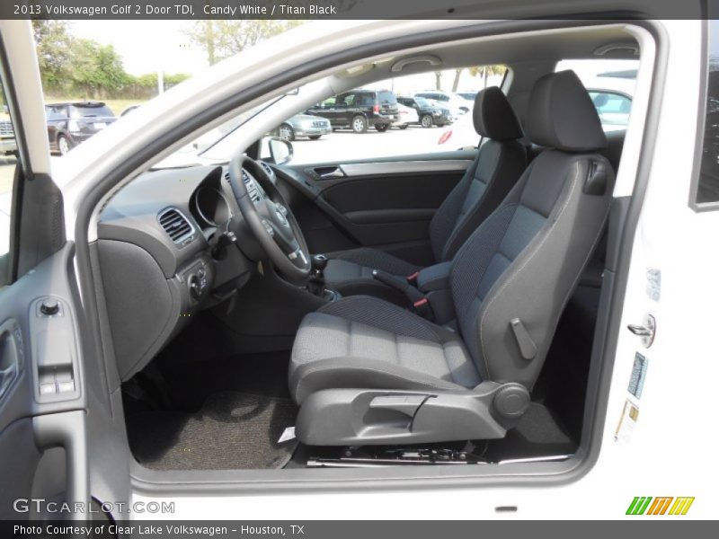 Candy White / Titan Black 2013 Volkswagen Golf 2 Door TDI