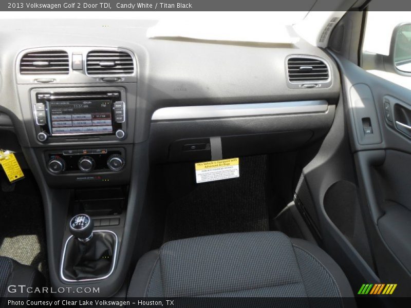 Candy White / Titan Black 2013 Volkswagen Golf 2 Door TDI