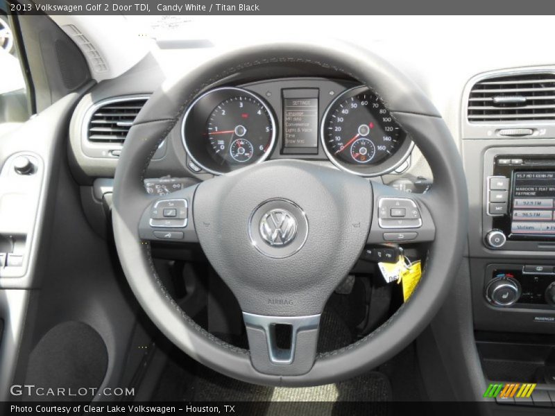 Candy White / Titan Black 2013 Volkswagen Golf 2 Door TDI