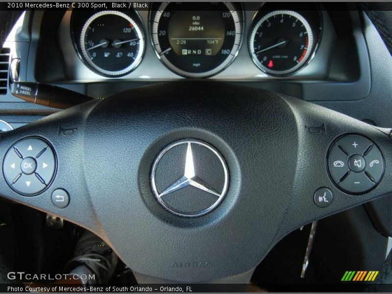 Black / Black 2010 Mercedes-Benz C 300 Sport