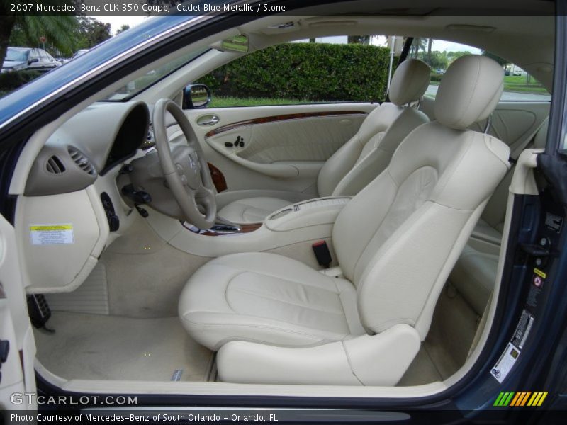 Front Seat of 2007 CLK 350 Coupe