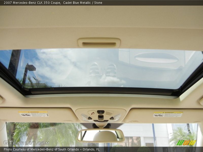 Sunroof of 2007 CLK 350 Coupe