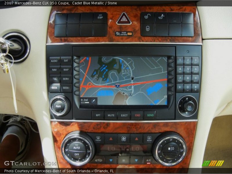 Navigation of 2007 CLK 350 Coupe