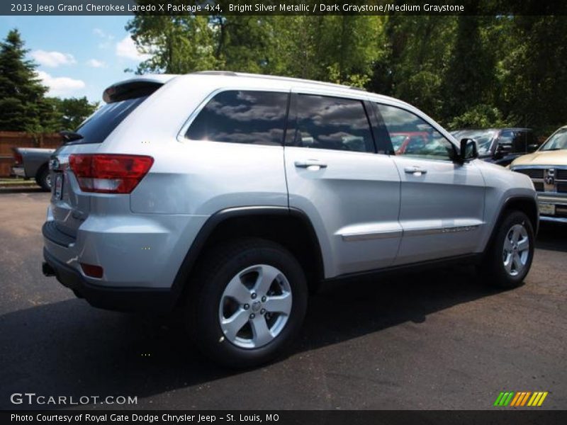 Bright Silver Metallic / Dark Graystone/Medium Graystone 2013 Jeep Grand Cherokee Laredo X Package 4x4