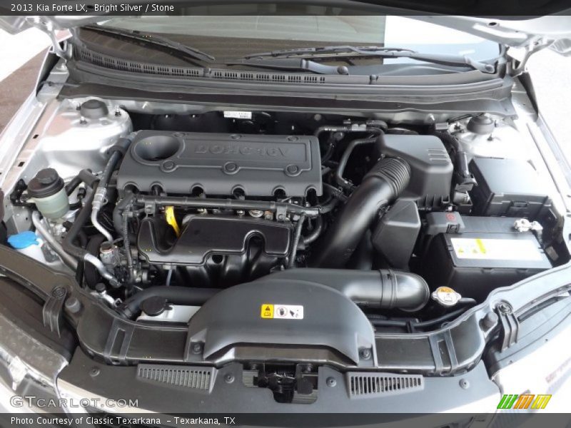  2013 Forte LX Engine - 2.0 Liter DOHC 16-Valve CVVT 4 Cylinder