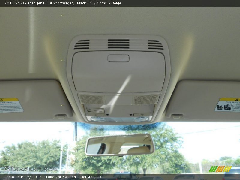 Black Uni / Cornsilk Beige 2013 Volkswagen Jetta TDI SportWagen