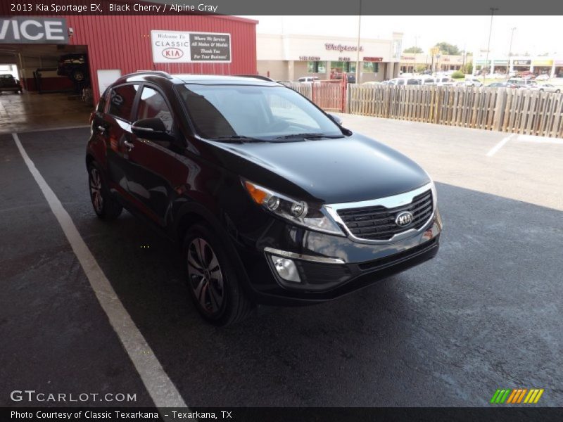 Black Cherry / Alpine Gray 2013 Kia Sportage EX