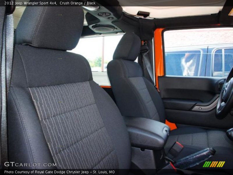 Crush Orange / Black 2012 Jeep Wrangler Sport 4x4