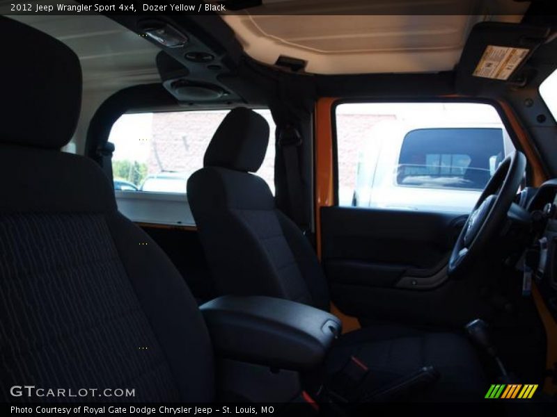 Dozer Yellow / Black 2012 Jeep Wrangler Sport 4x4