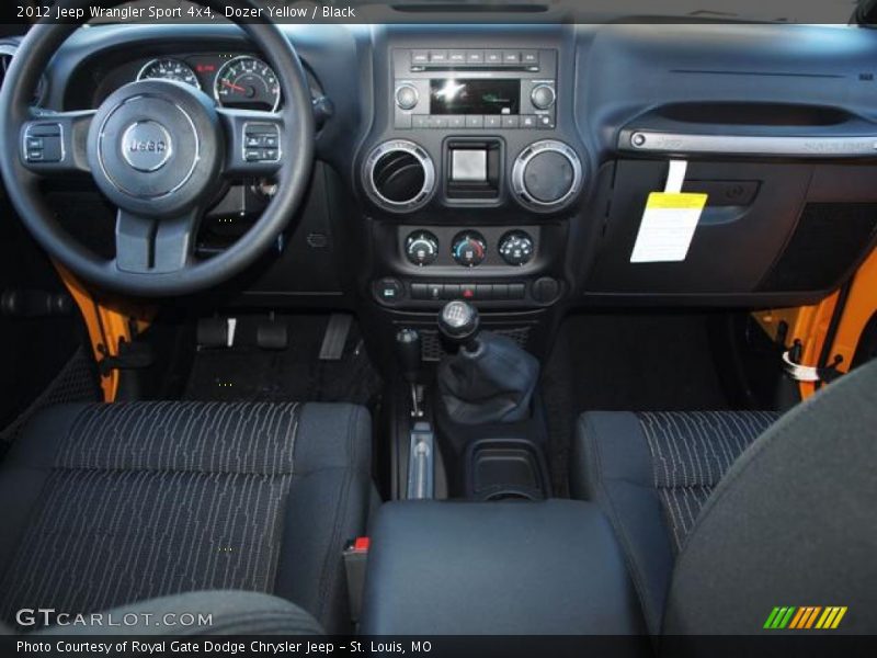 Dozer Yellow / Black 2012 Jeep Wrangler Sport 4x4
