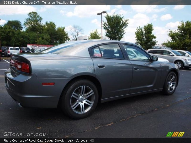 Tungsten Metallic / Black 2012 Dodge Charger SXT