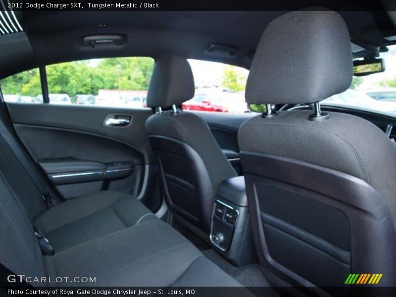 Rear Seat of 2012 Charger SXT