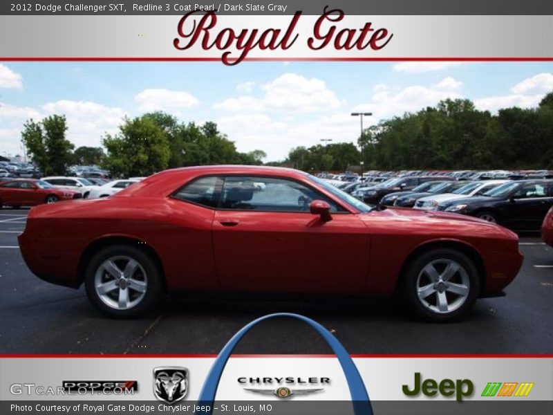 Redline 3 Coat Pearl / Dark Slate Gray 2012 Dodge Challenger SXT