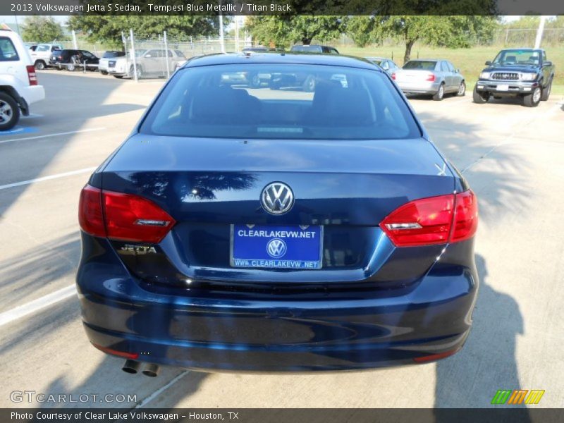 Tempest Blue Metallic / Titan Black 2013 Volkswagen Jetta S Sedan
