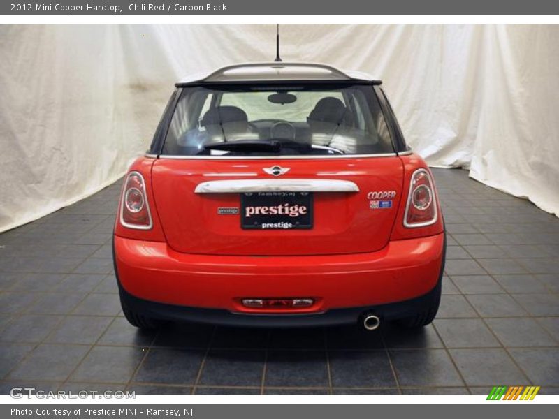 Chili Red / Carbon Black 2012 Mini Cooper Hardtop