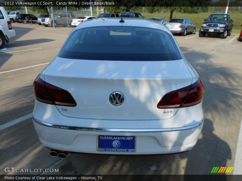 Candy White / Desert Beige/Black 2013 Volkswagen CC Sport