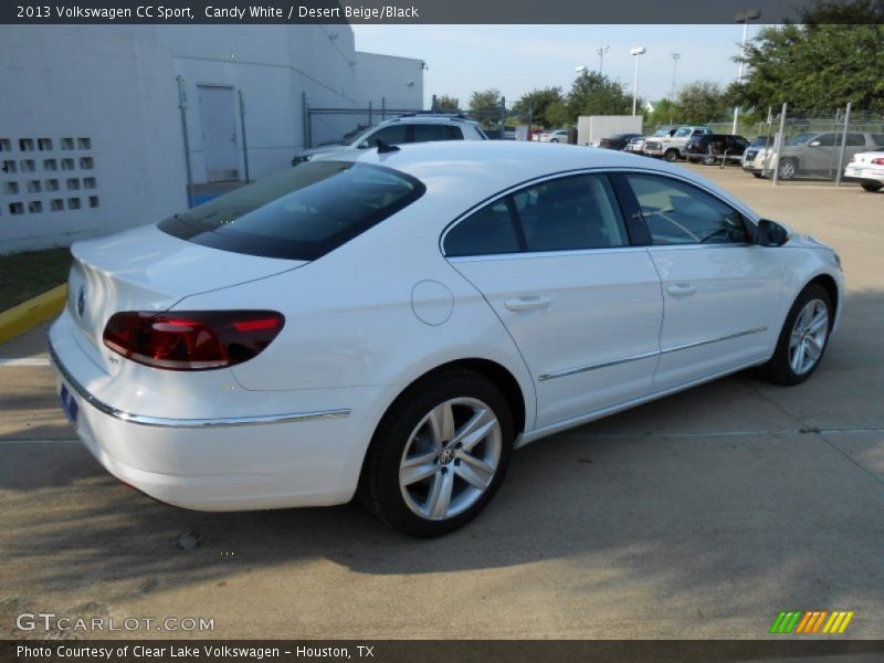 Candy White / Desert Beige/Black 2013 Volkswagen CC Sport
