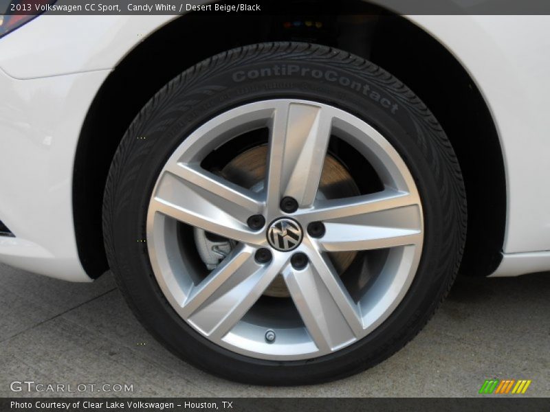 Candy White / Desert Beige/Black 2013 Volkswagen CC Sport