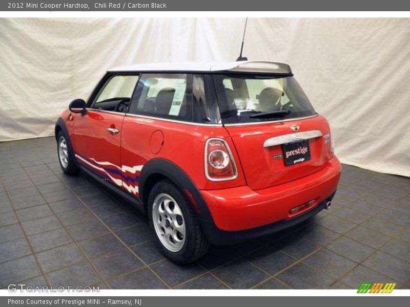 Chili Red / Carbon Black 2012 Mini Cooper Hardtop