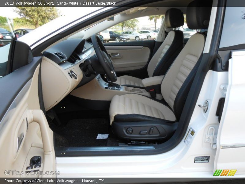 Candy White / Desert Beige/Black 2013 Volkswagen CC Sport