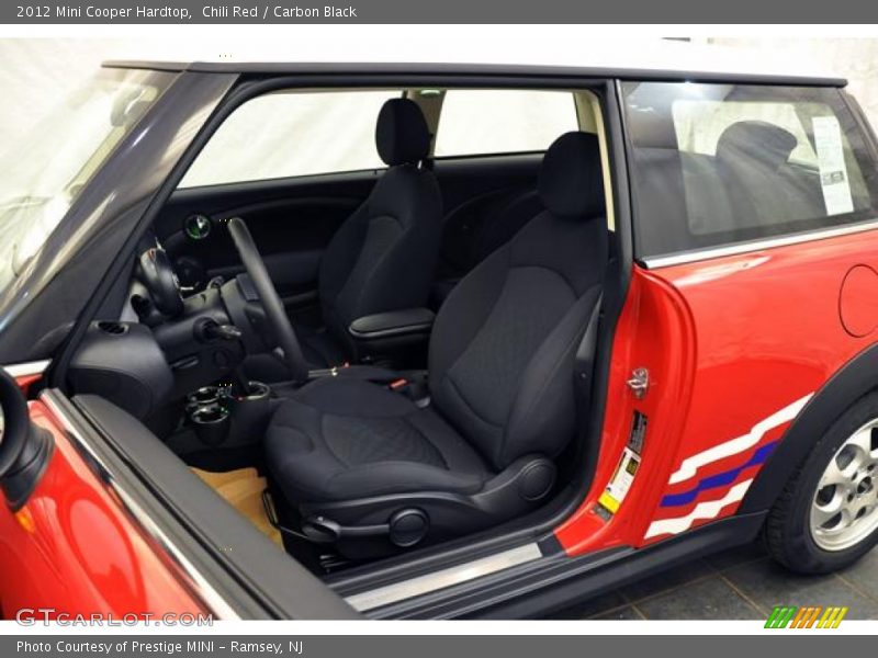 Chili Red / Carbon Black 2012 Mini Cooper Hardtop