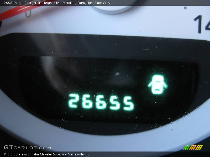 Bright Silver Metallic / Dark/Light Slate Gray 2008 Dodge Charger SE