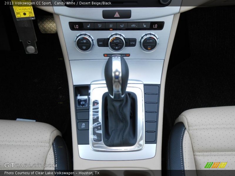 Candy White / Desert Beige/Black 2013 Volkswagen CC Sport
