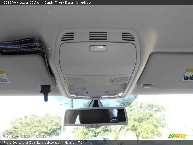Candy White / Desert Beige/Black 2013 Volkswagen CC Sport