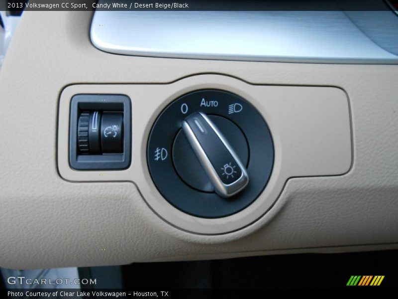 Candy White / Desert Beige/Black 2013 Volkswagen CC Sport