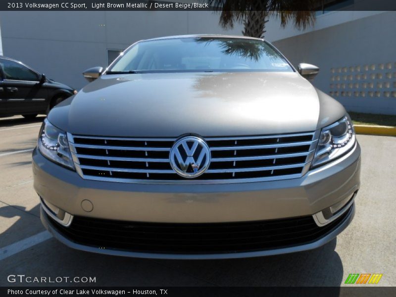 Light Brown Metallic / Desert Beige/Black 2013 Volkswagen CC Sport