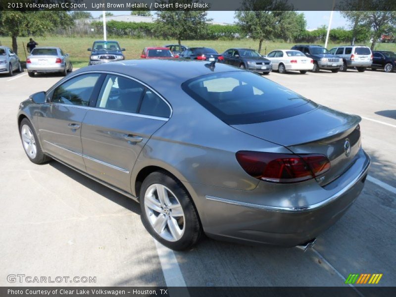 Light Brown Metallic / Desert Beige/Black 2013 Volkswagen CC Sport