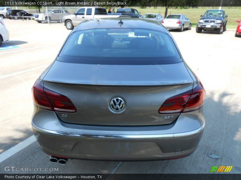 Light Brown Metallic / Desert Beige/Black 2013 Volkswagen CC Sport