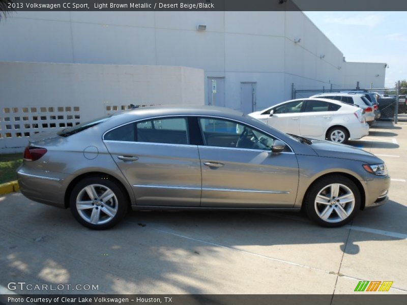 Light Brown Metallic / Desert Beige/Black 2013 Volkswagen CC Sport