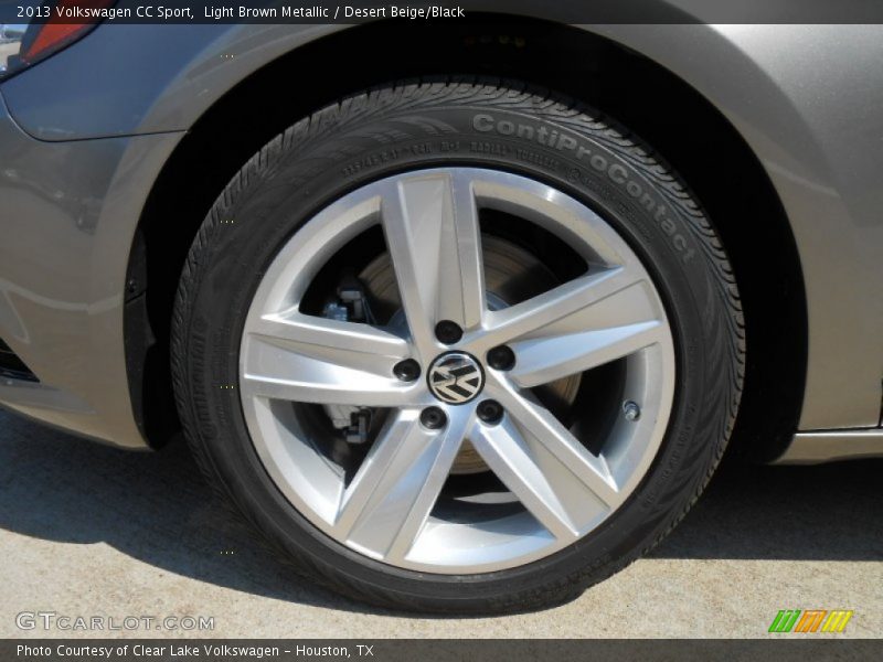 Light Brown Metallic / Desert Beige/Black 2013 Volkswagen CC Sport