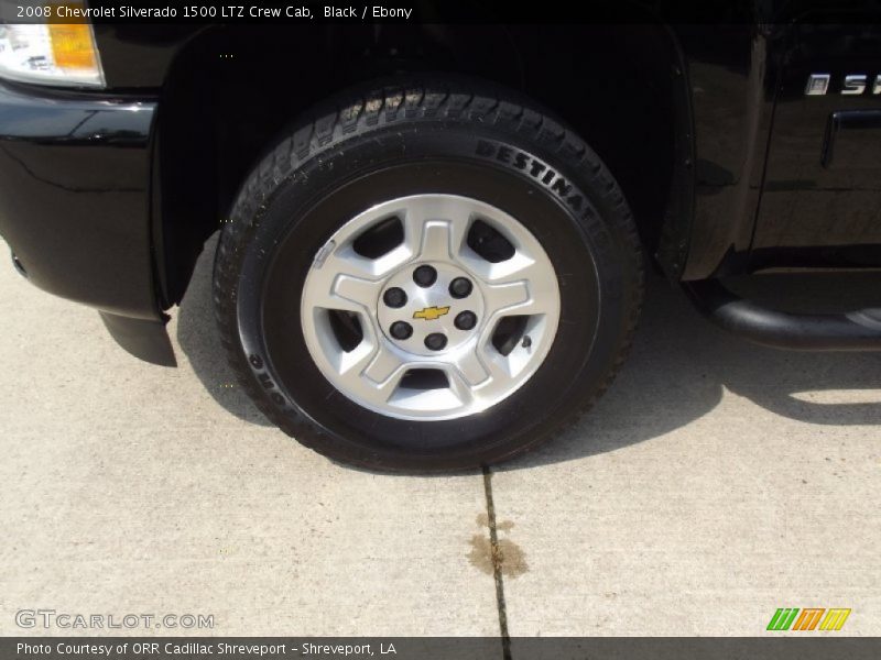 Black / Ebony 2008 Chevrolet Silverado 1500 LTZ Crew Cab