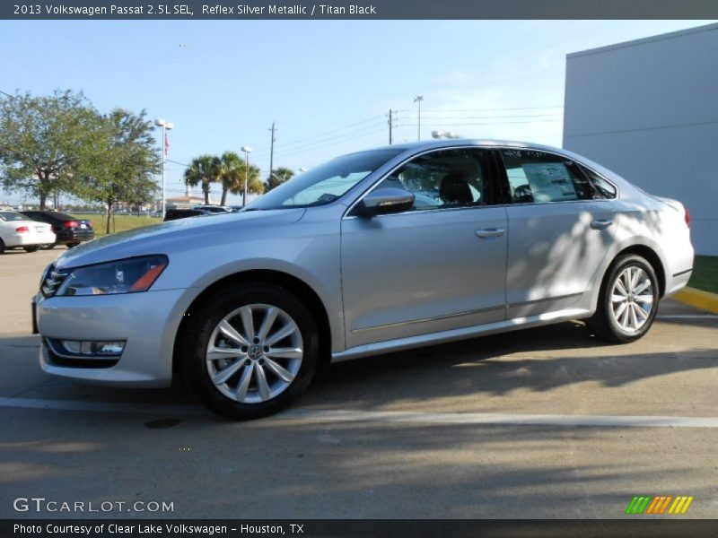 Reflex Silver Metallic / Titan Black 2013 Volkswagen Passat 2.5L SEL