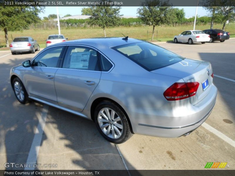 Reflex Silver Metallic / Titan Black 2013 Volkswagen Passat 2.5L SEL
