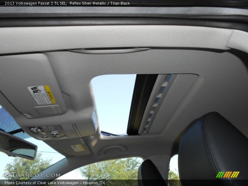 Reflex Silver Metallic / Titan Black 2013 Volkswagen Passat 2.5L SEL