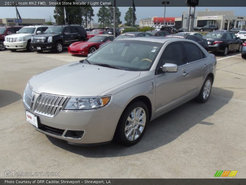 Smoke Stone Metallic / Light Camel 2010 Lincoln MKZ FWD