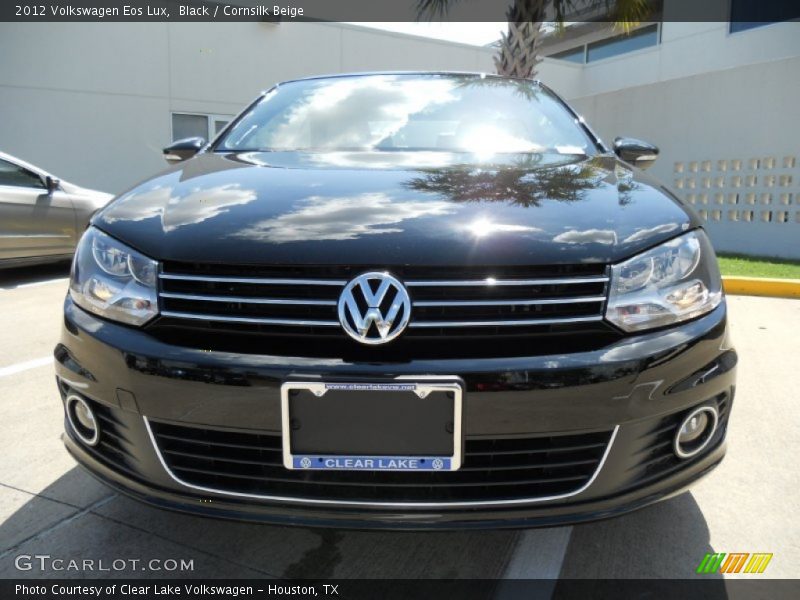 Black / Cornsilk Beige 2012 Volkswagen Eos Lux