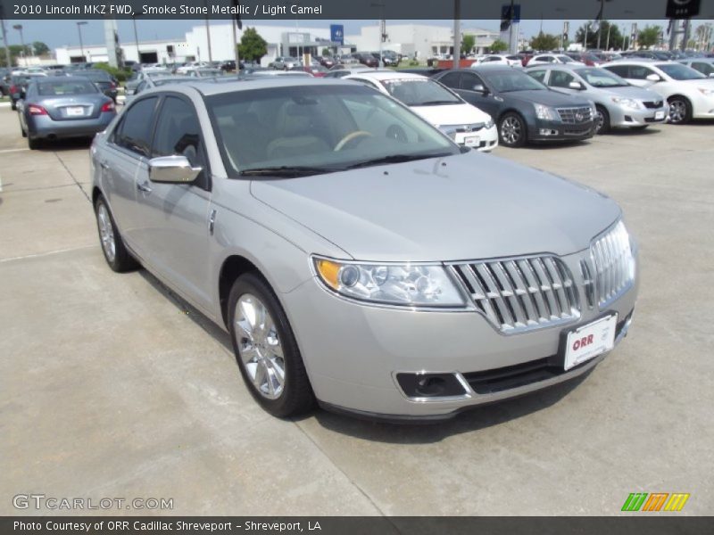Smoke Stone Metallic / Light Camel 2010 Lincoln MKZ FWD